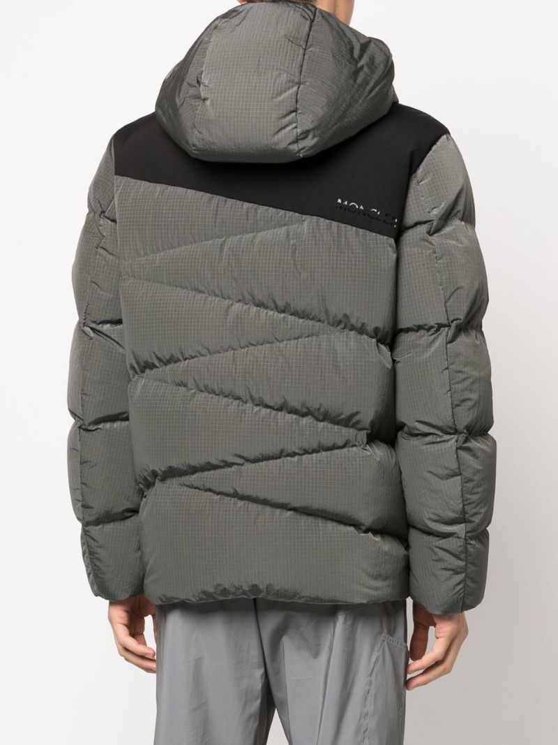 Grey Tacana Hooded Padded Jacket