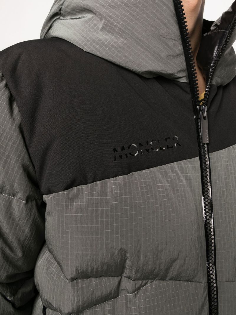 Grey Tacana Hooded Padded Jacket