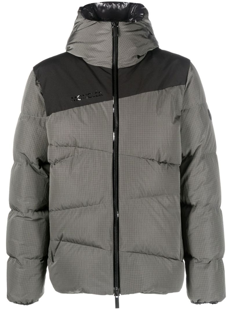 Grey Tacana Hooded Padded Jacket
