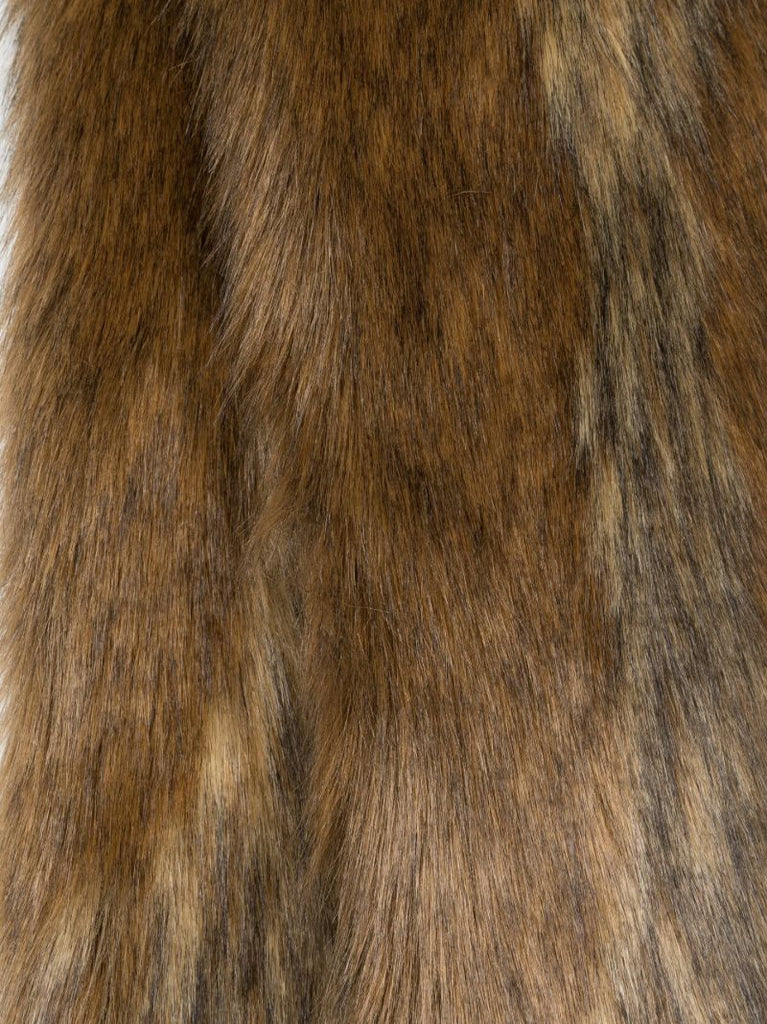 Brown Savage Faux Fur Scarf