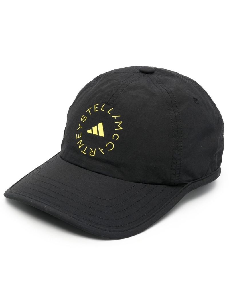 Black Logo-embroidered Baseball Cap