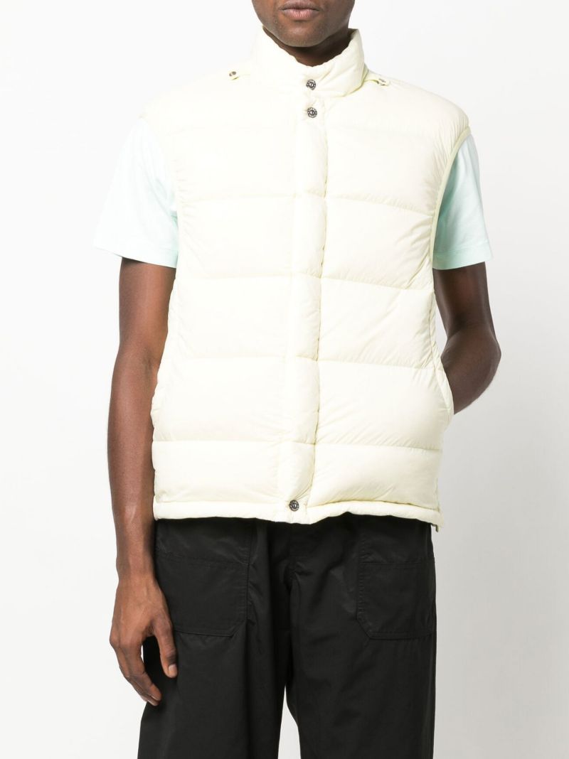 Green Detachable Vest Printed Cotton Jacket