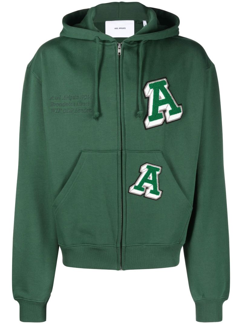 Green Illusion Logo Organic Cotton Hoodie
