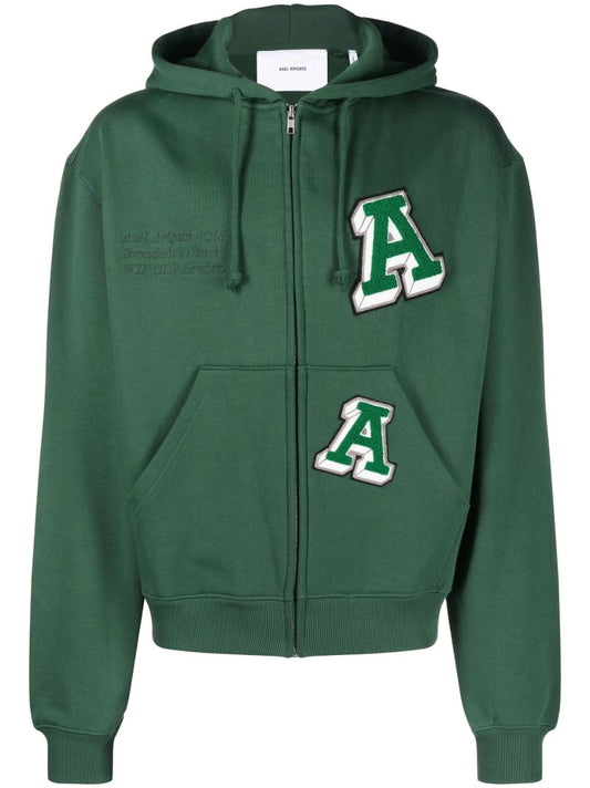 Green Illusion Logo Organic Cotton Hoodie