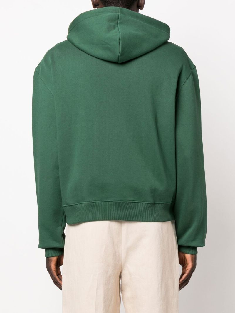 Green Illusion Logo Organic Cotton Hoodie