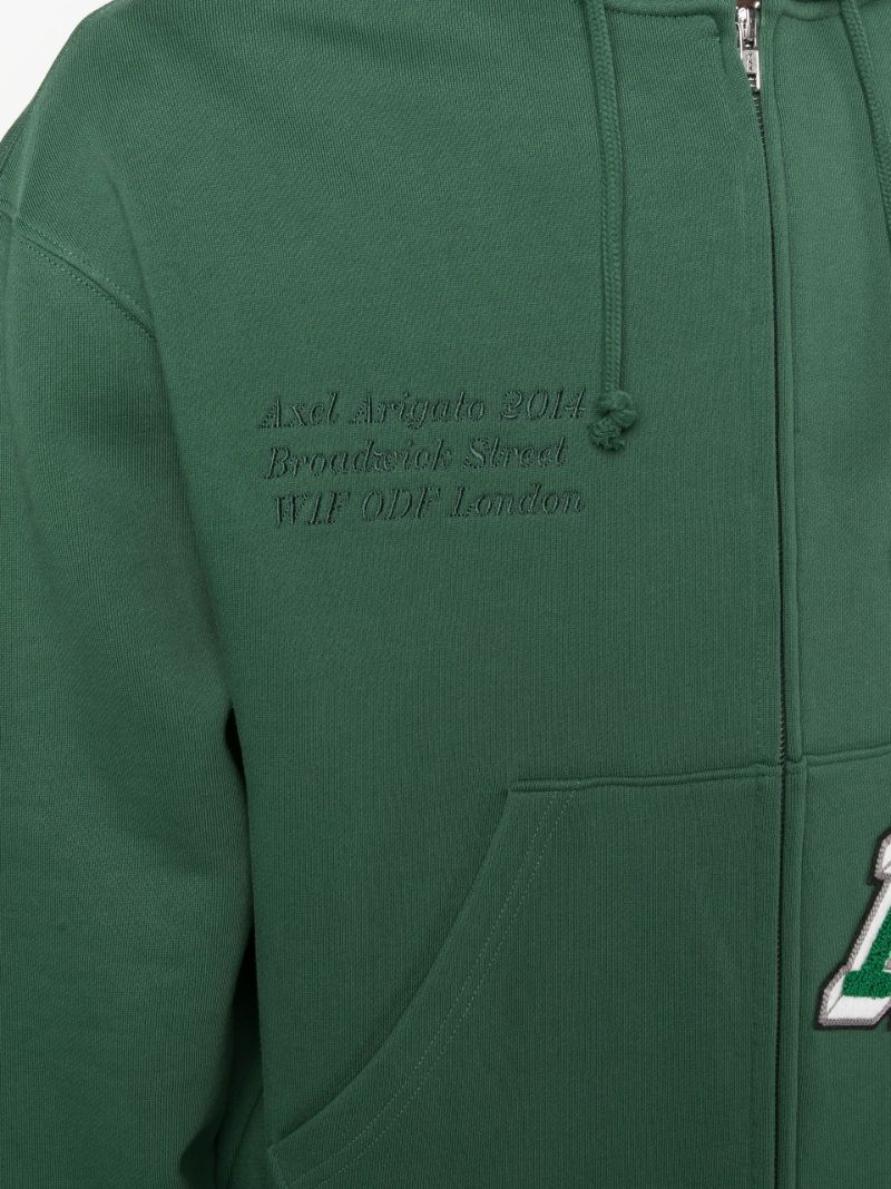 Green Illusion Logo Organic Cotton Hoodie