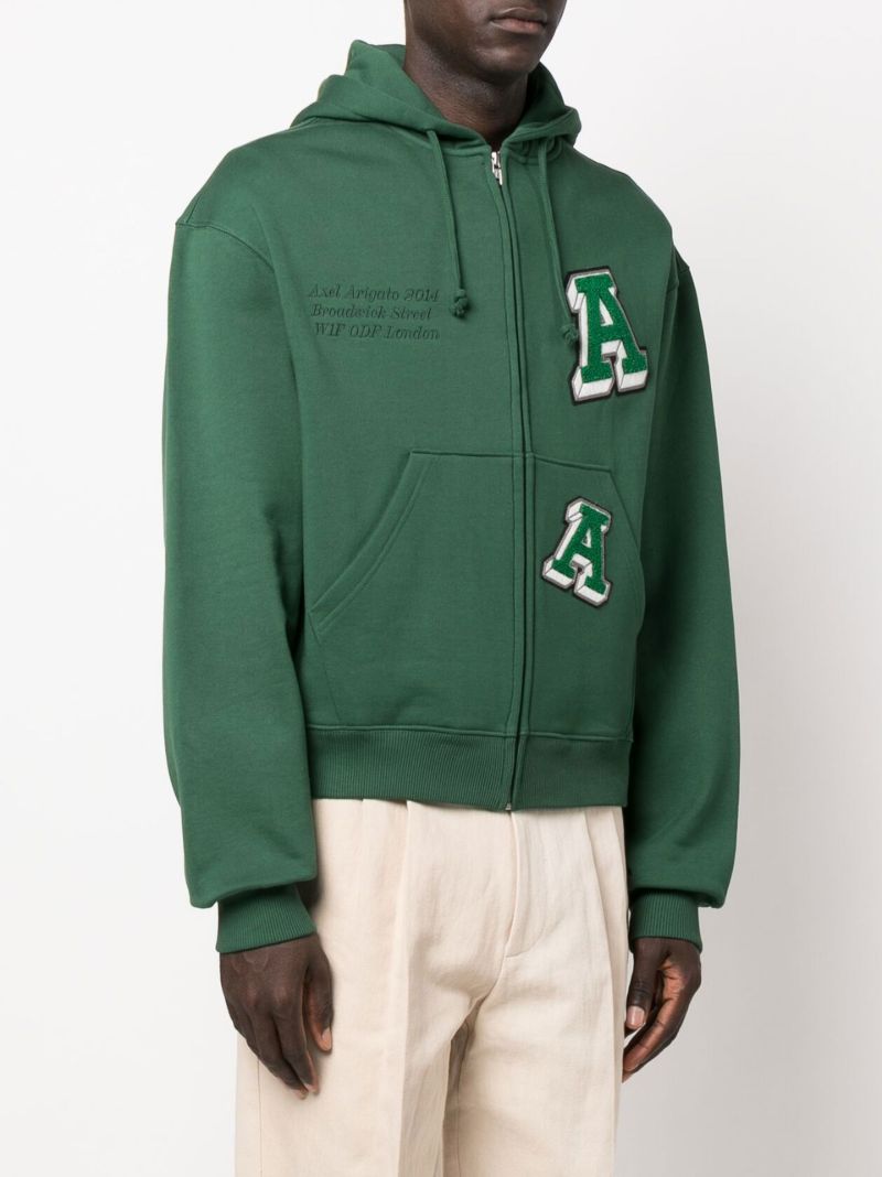 Green Illusion Logo Organic Cotton Hoodie
