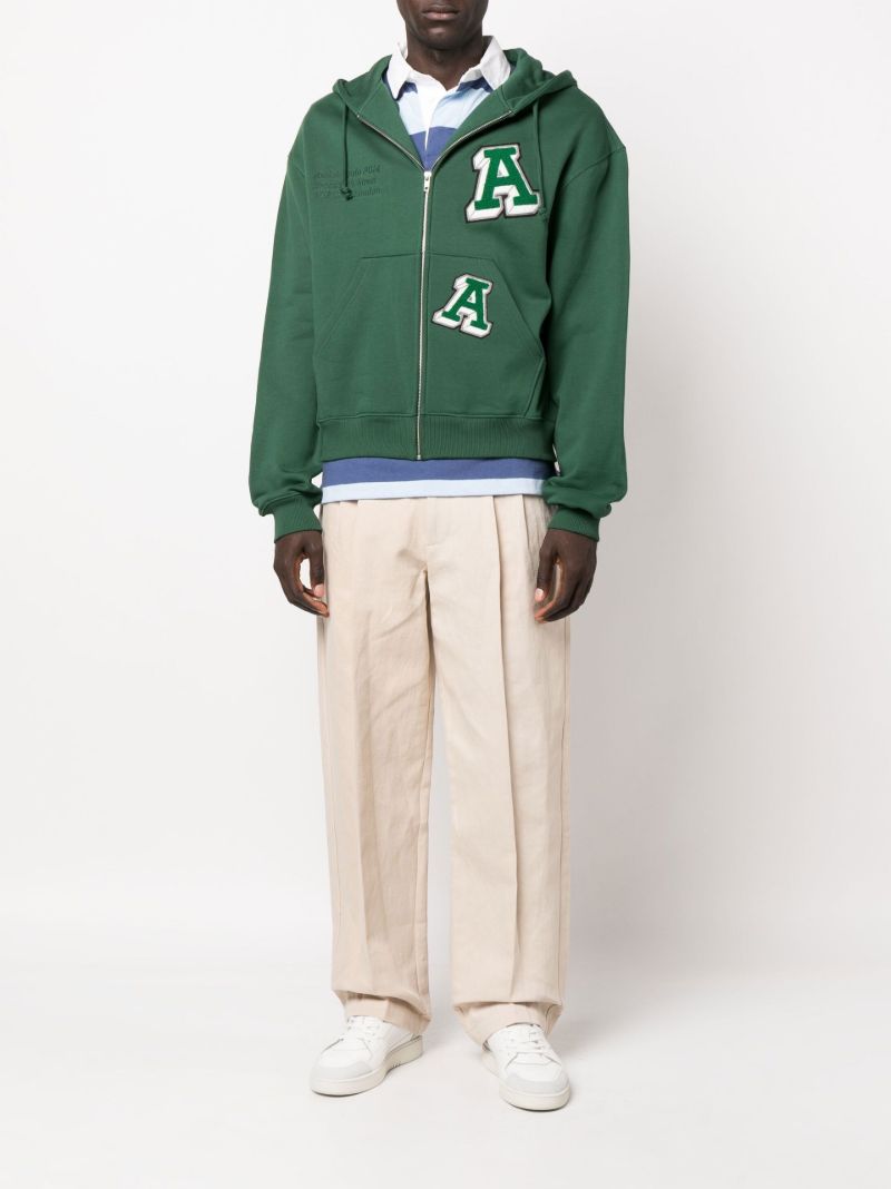 Green Illusion Logo Organic Cotton Hoodie
