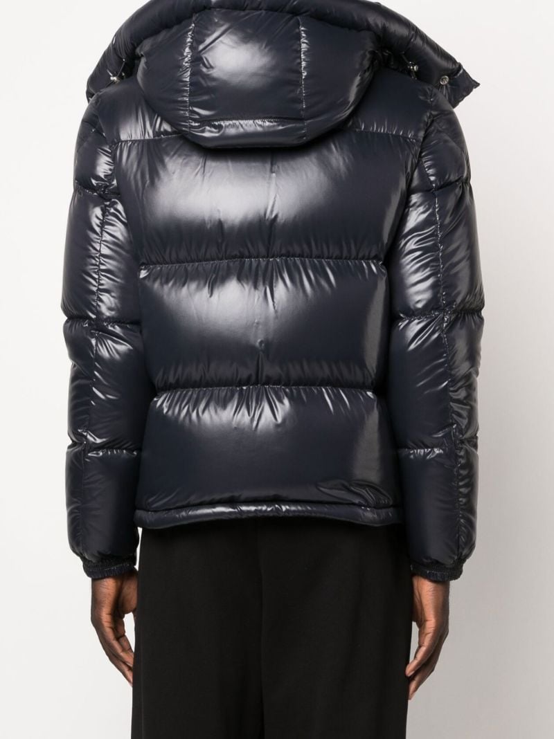 Blue Montbeliard Hooded Padded Jacket