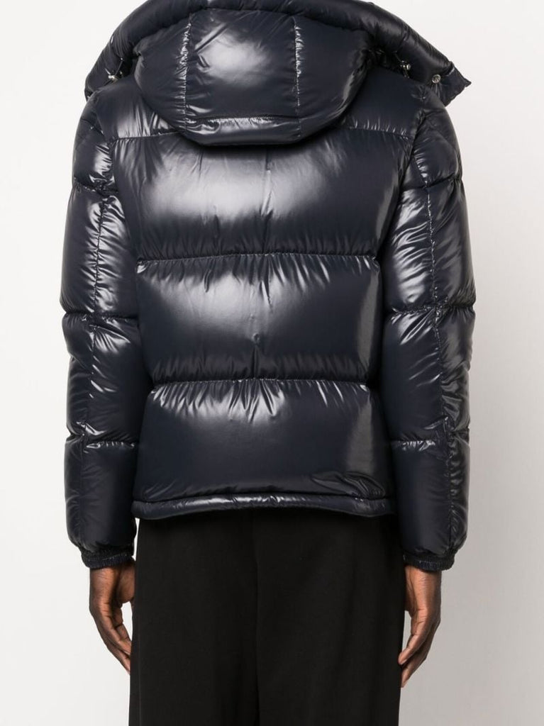 Blue Montbeliard Hooded Padded Jacket
