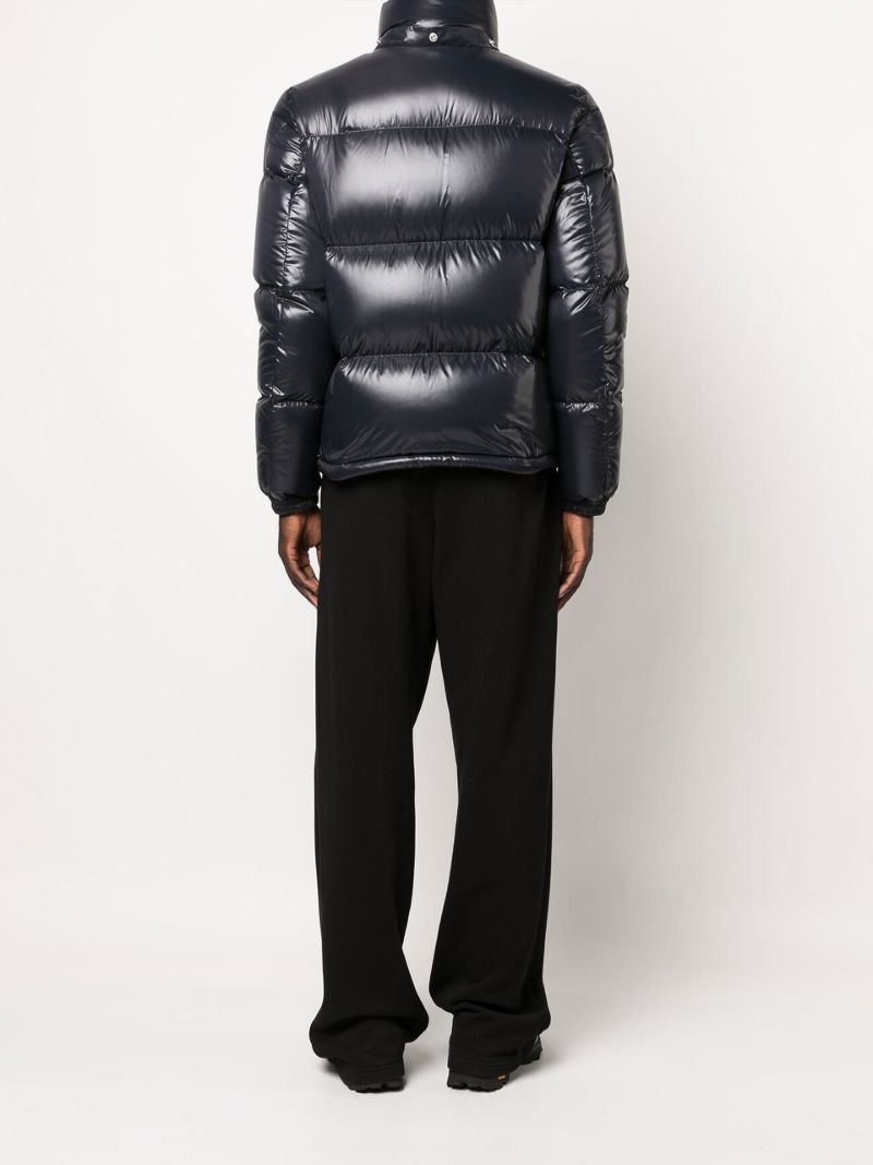 Blue Montbeliard Hooded Padded Jacket