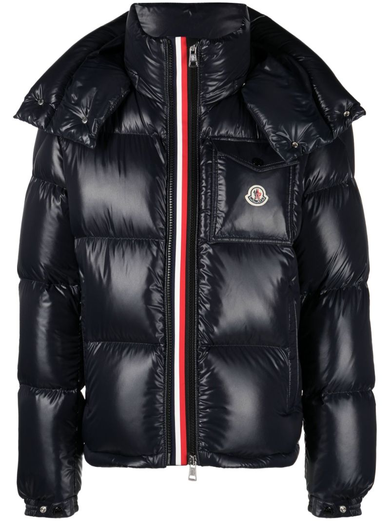 Blue Montbeliard Hooded Padded Jacket