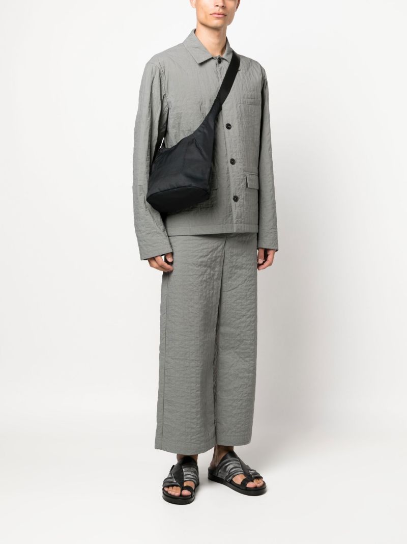Black Sharp Cross Body Bag