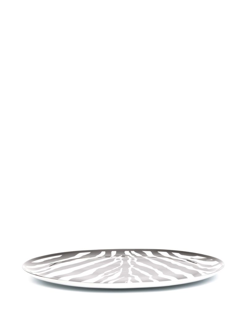 Black and White Zebra Serving Platter