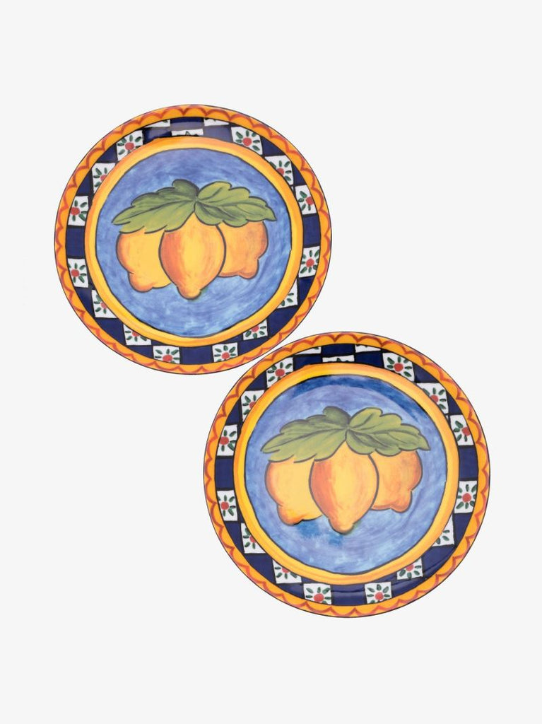 Blue Carretto Bread Plates
