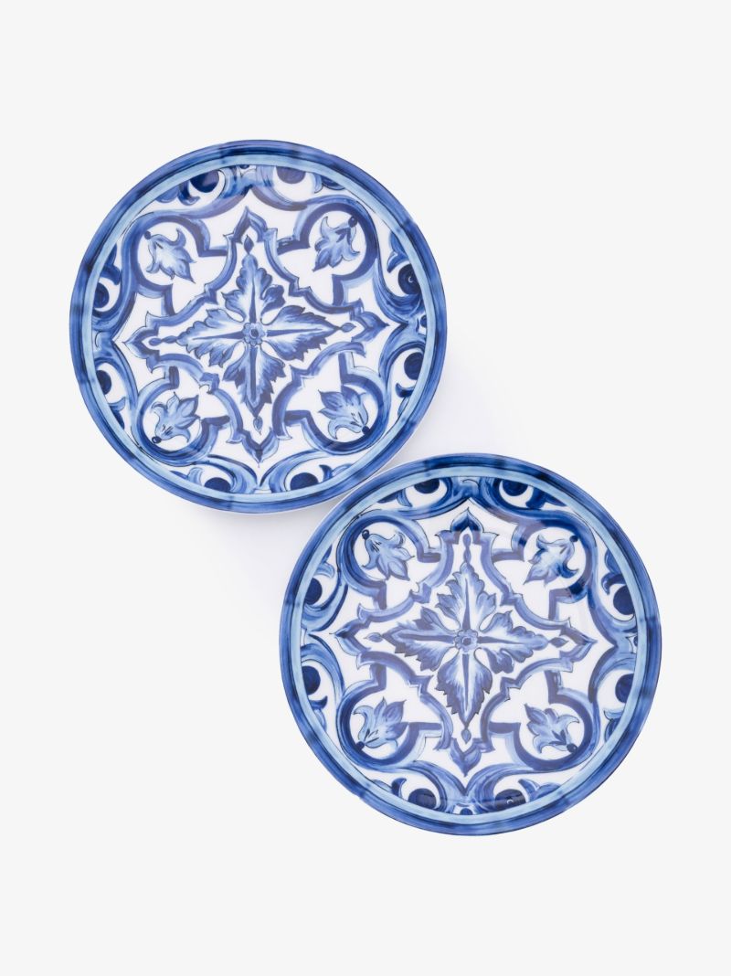 Blue and White Blu Mediterraneo Patterned Side Plates