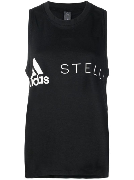 Black Sportswear Logo Tank Top