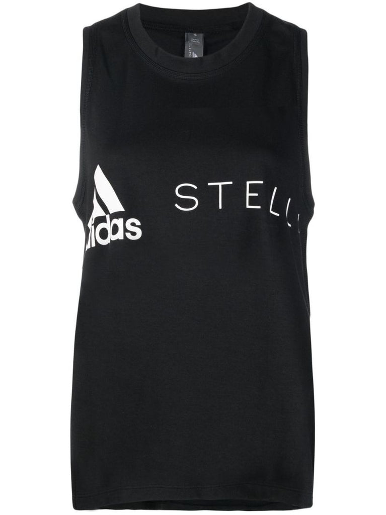 Black Sportswear Logo Tank Top