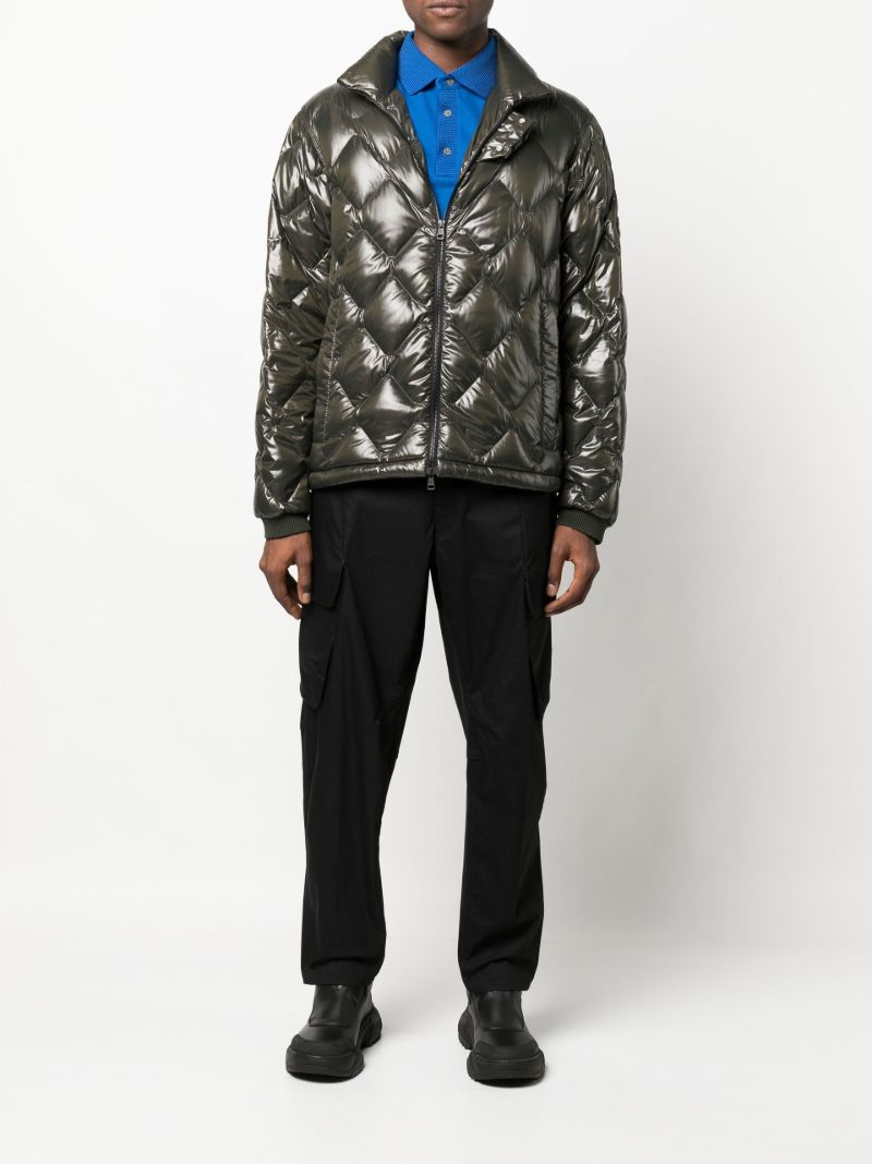 Green Izalco Quilted Jacket
