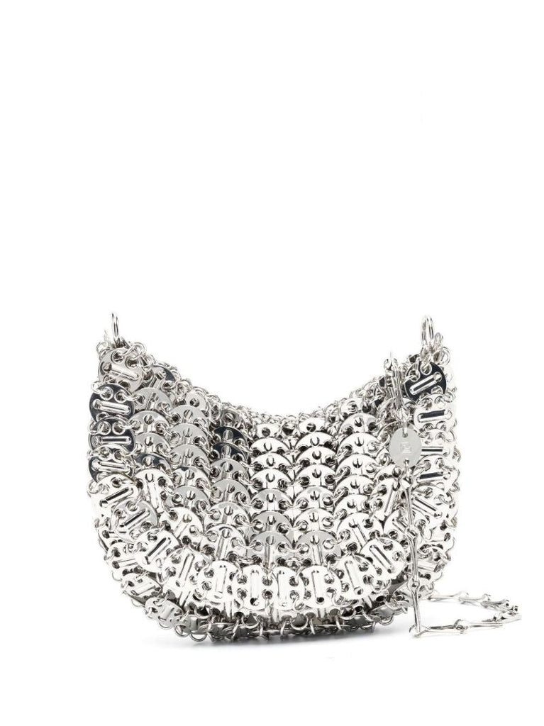 Silver-tone 1969 Party Metallic Shoulder Bag
