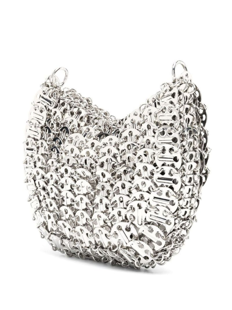 Silver-tone 1969 Party Metallic Shoulder Bag