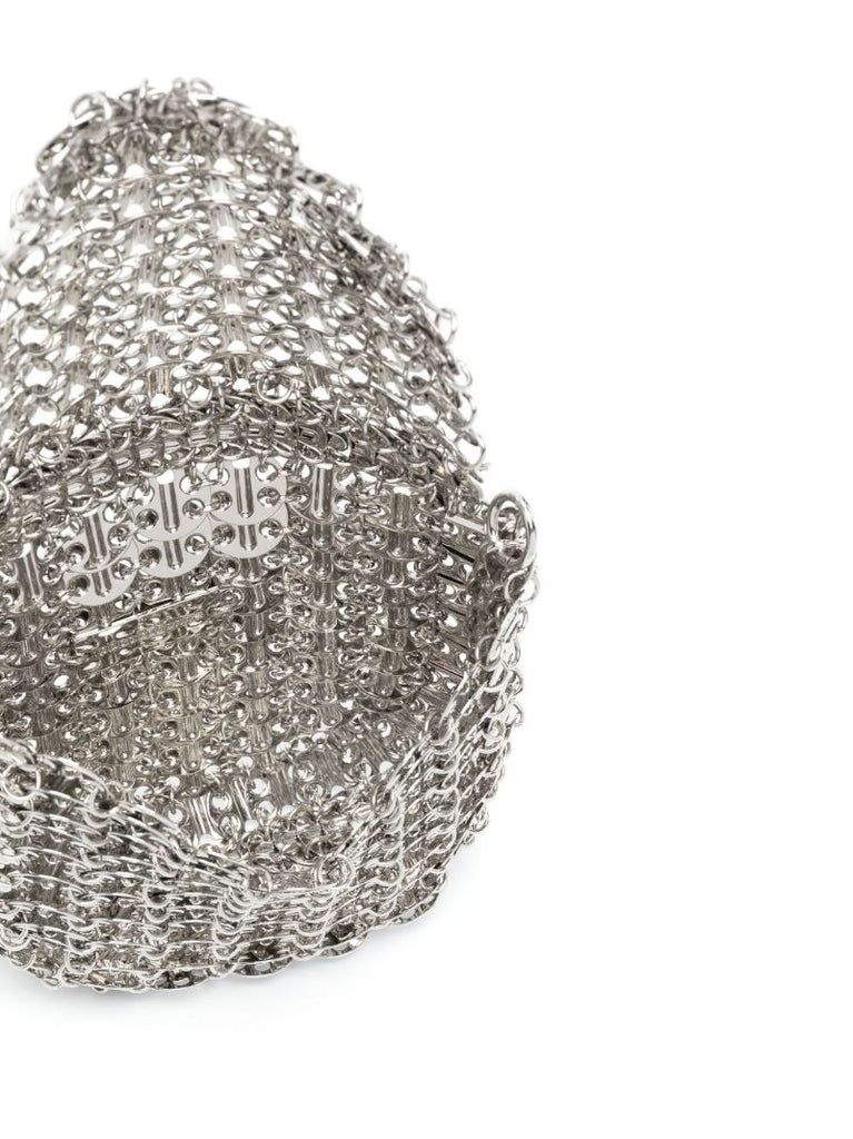 Silver-tone 1969 Party Metallic Shoulder Bag