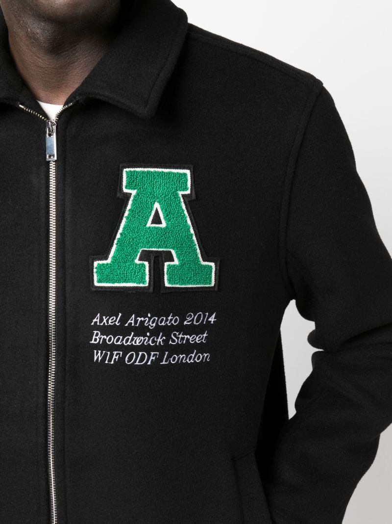 Black Campus Wool Shirt Jacket