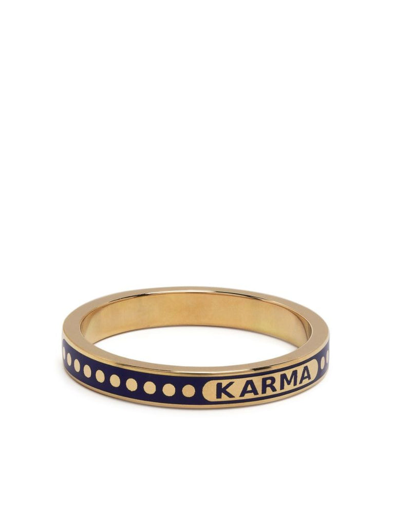 18k Yellow Gold Karma Ring