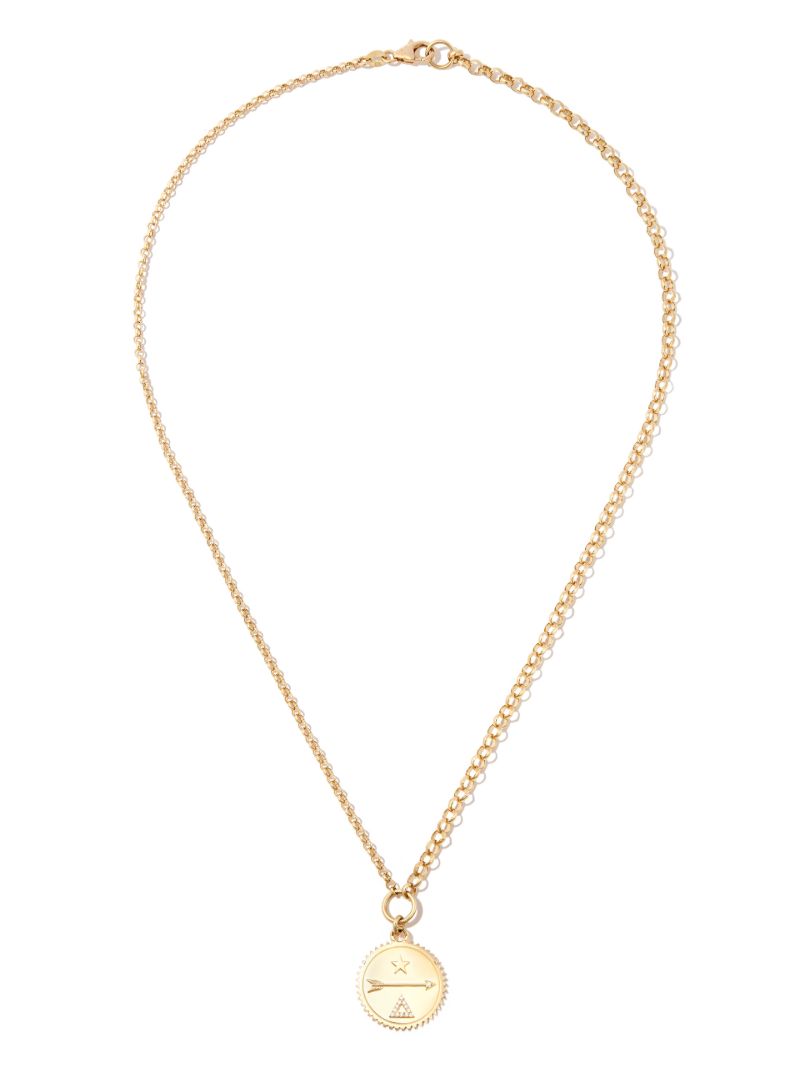 18k Yellow Gold Dream Small Charm Necklace