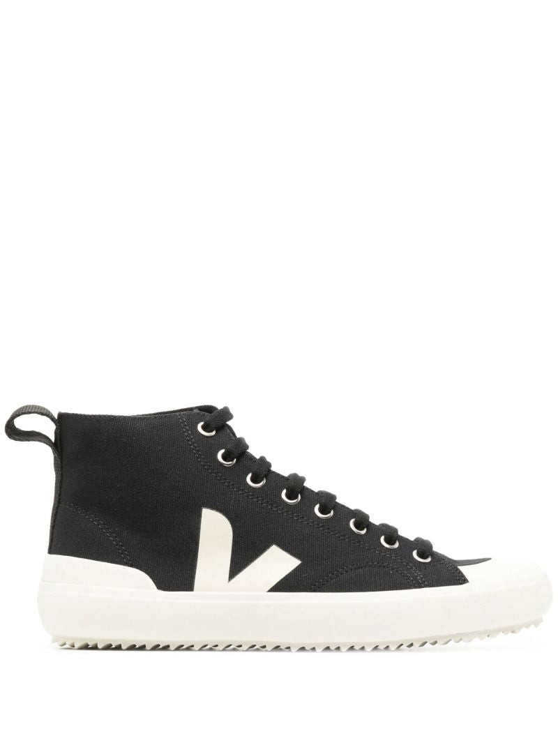 Black Nova Canvas High Top Sneakers