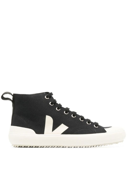 Black Nova Canvas High Top Sneakers