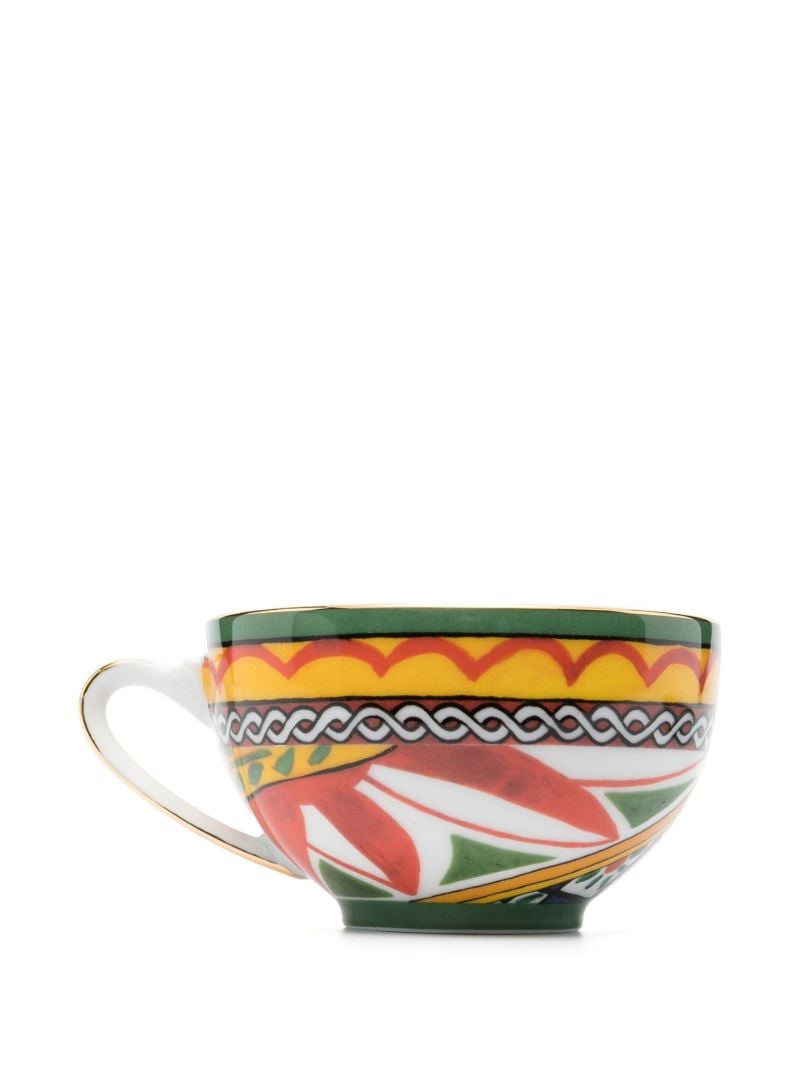 Yellow Carretto Porcelain Tea Set