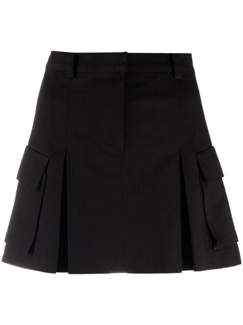 Black Audrey Cargo Mini Skirt