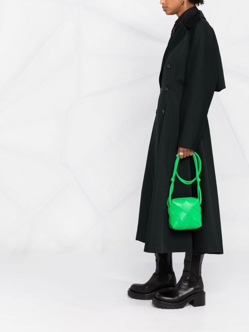 Green Mini Cassette Leather Camera Bag