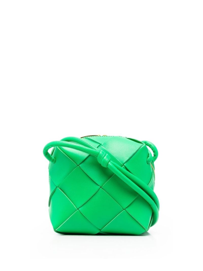 Green Mini Cassette Leather Camera Bag