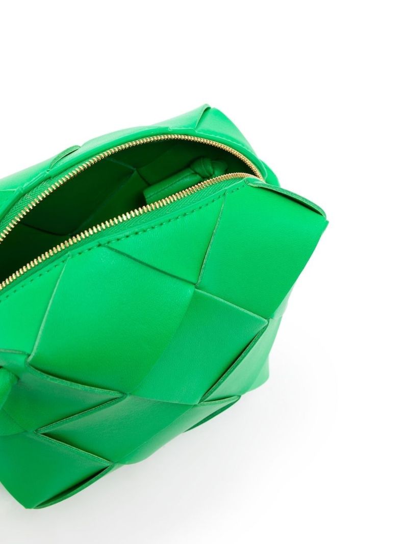 Green Mini Cassette Leather Camera Bag