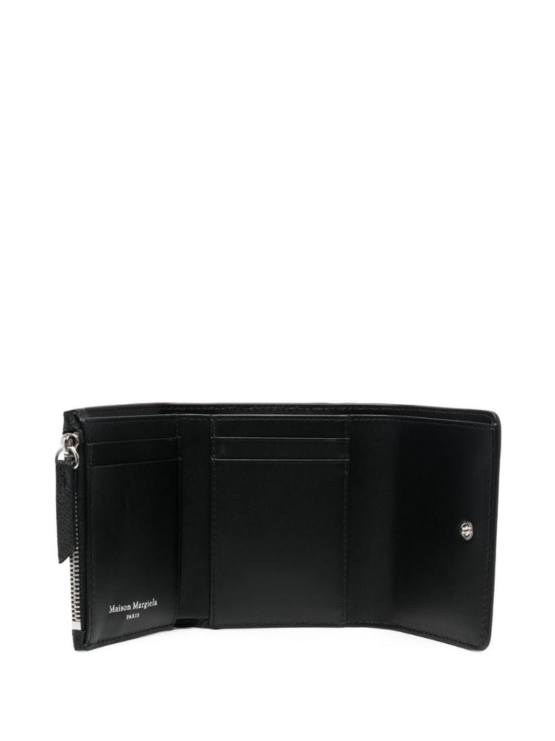 Black Four-stich Wallet