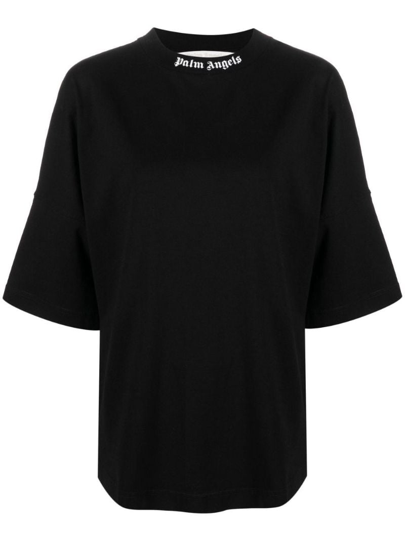Black Logo Organic Cotton T-shirt