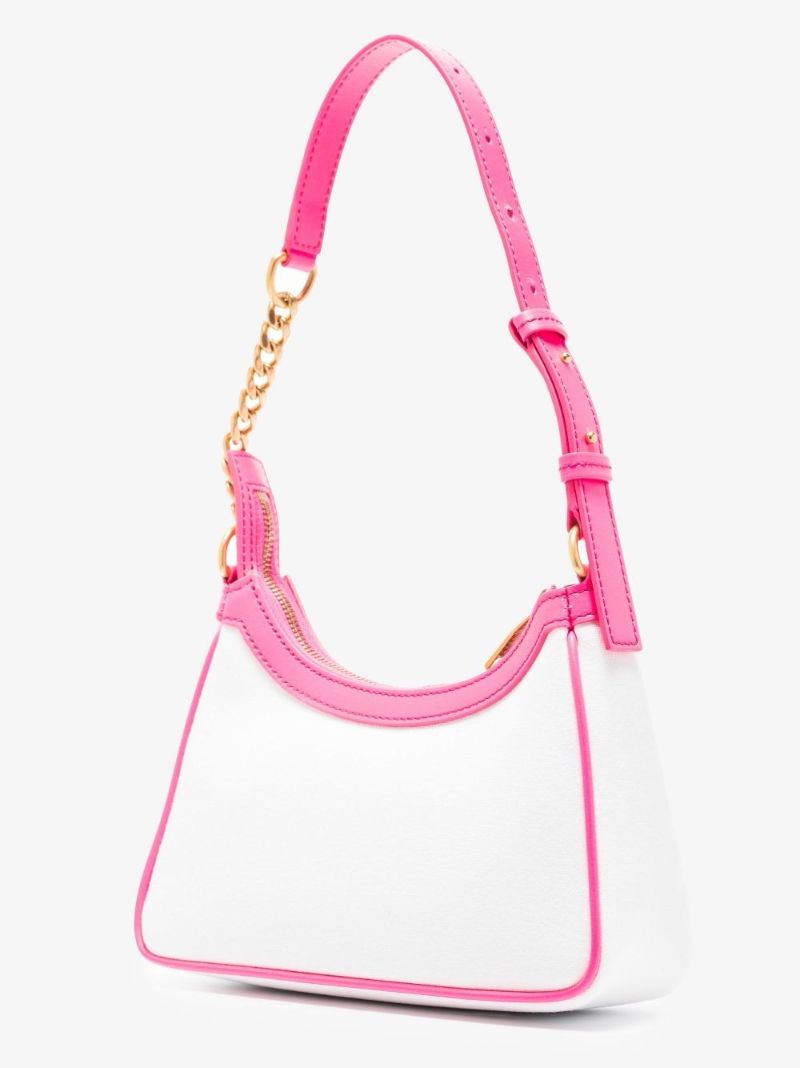 White B-army Canvas Shoulder Bag
