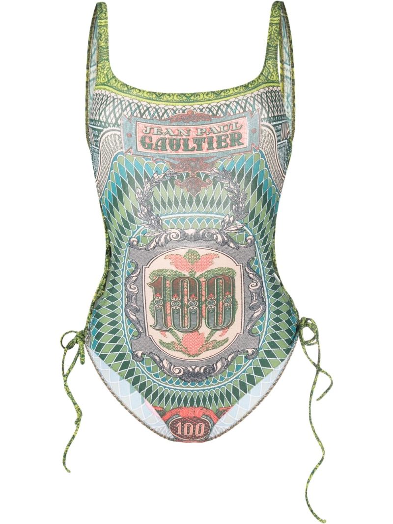 Logo Print Swimsuit