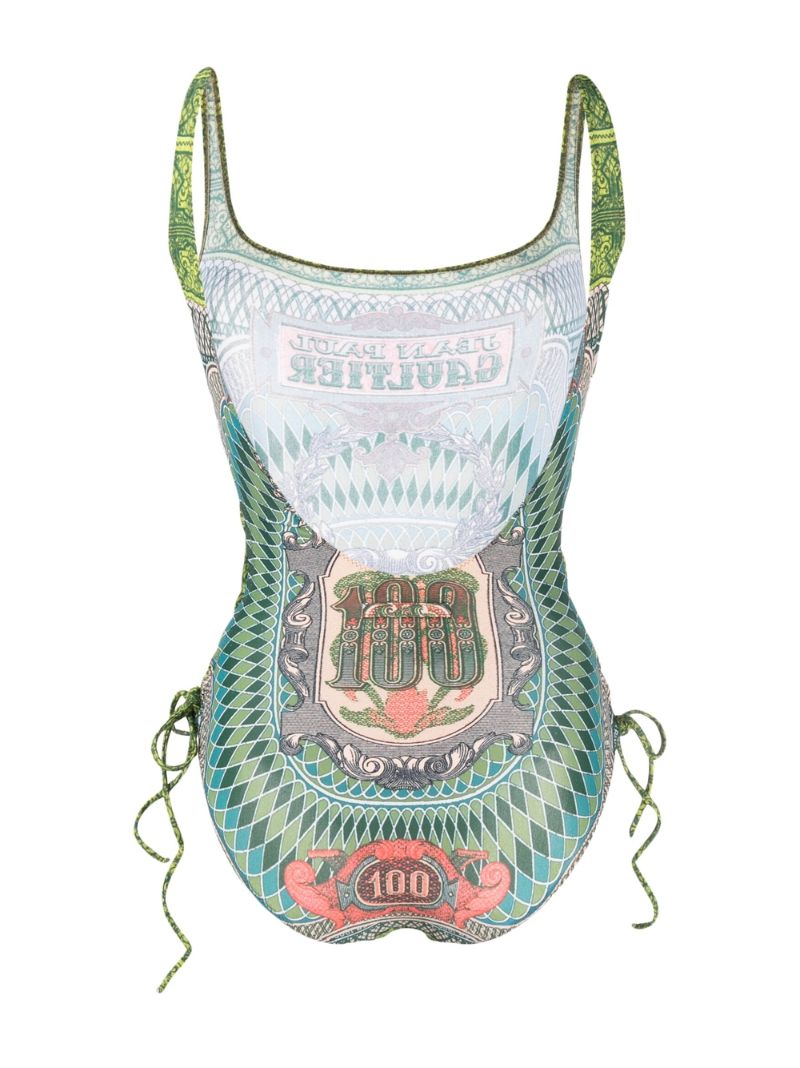 Logo Print Swimsuit