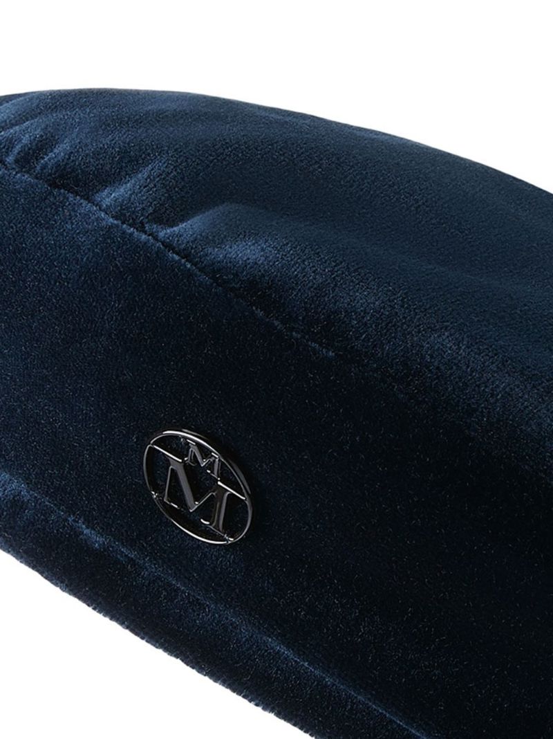 Navy New Billy Velvet Beret