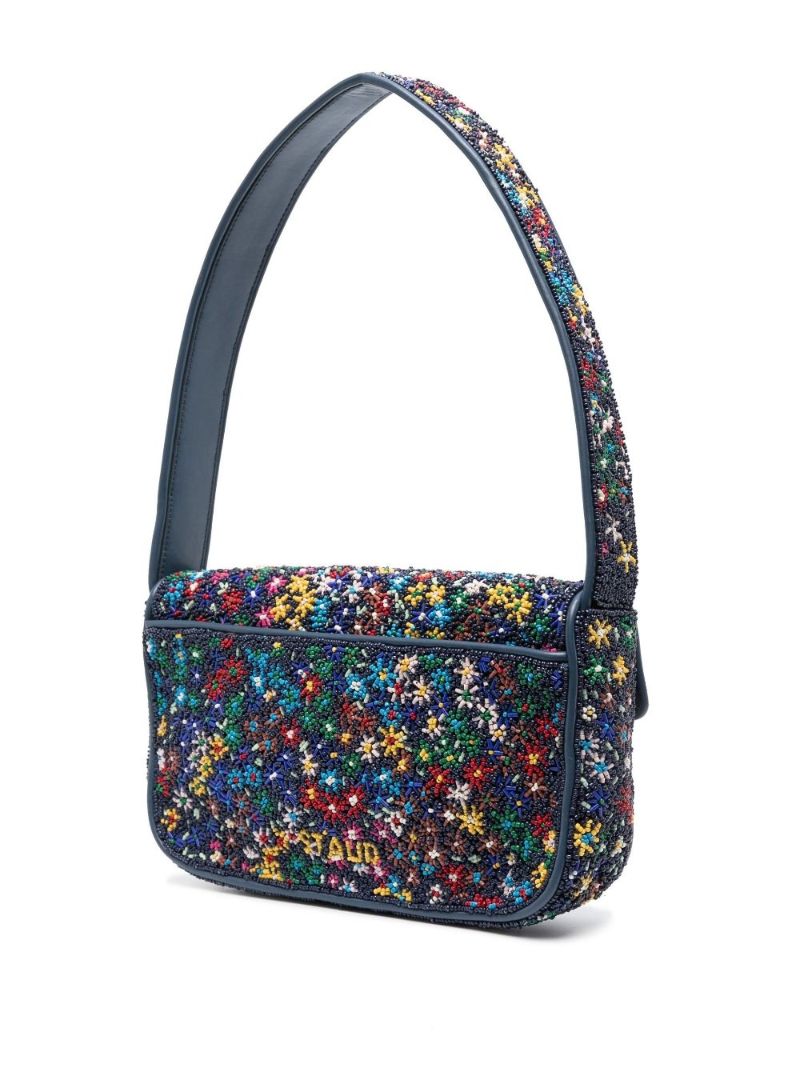 Blue Tommy Beaded Shoulder Bag