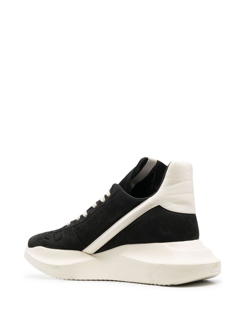 Black Geth Suede Running Sneakers