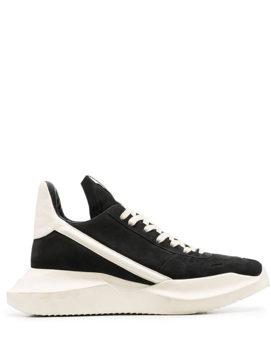 Black Geth Suede Running Sneakers