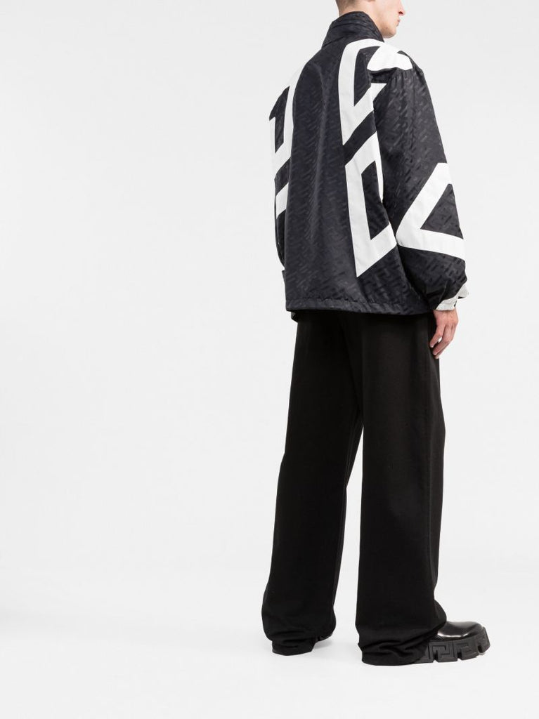 Black La Greca Windbreaker