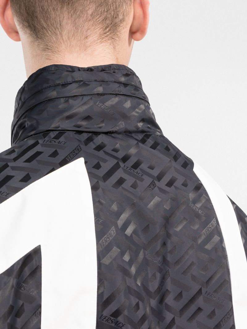 Black La Greca Windbreaker