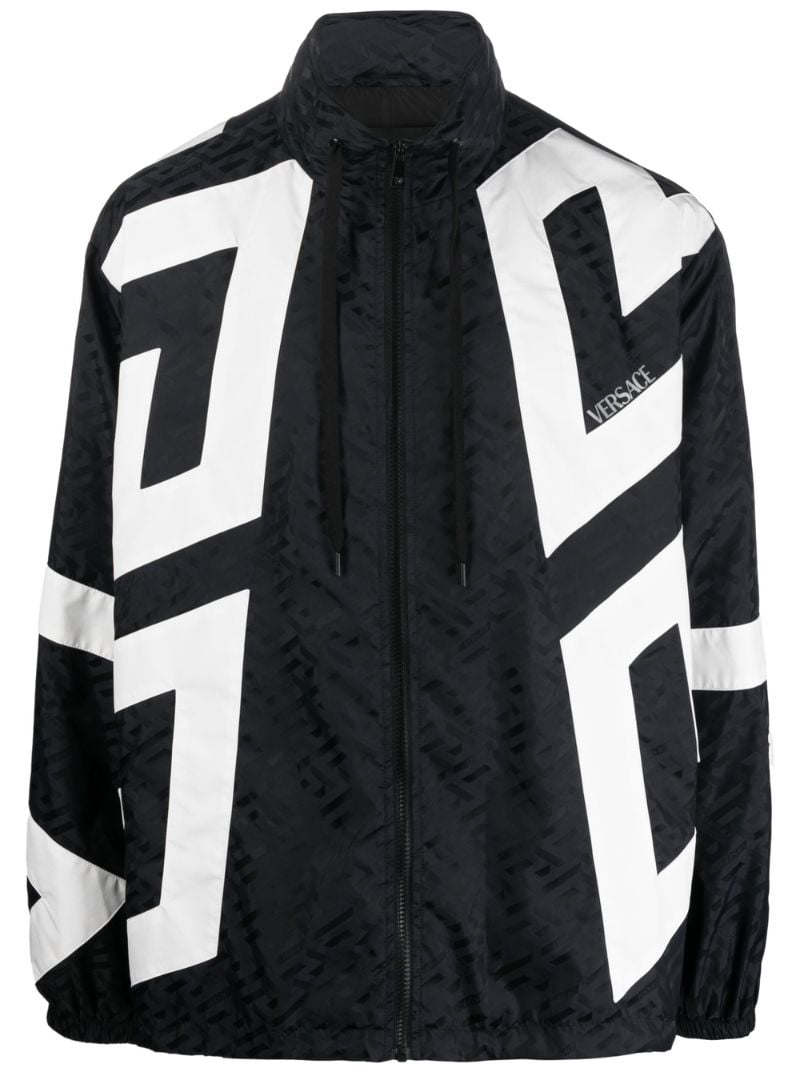 Black La Greca Windbreaker