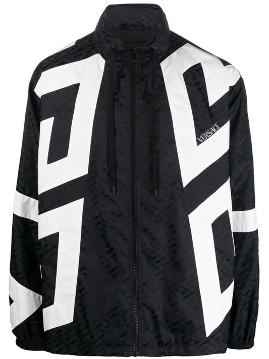 Black La Greca Windbreaker