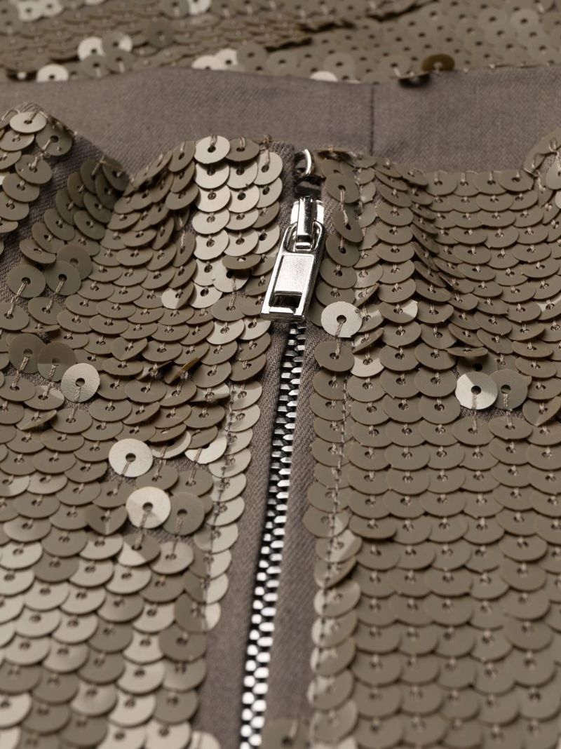 Grey High Waist Sequin Leggings